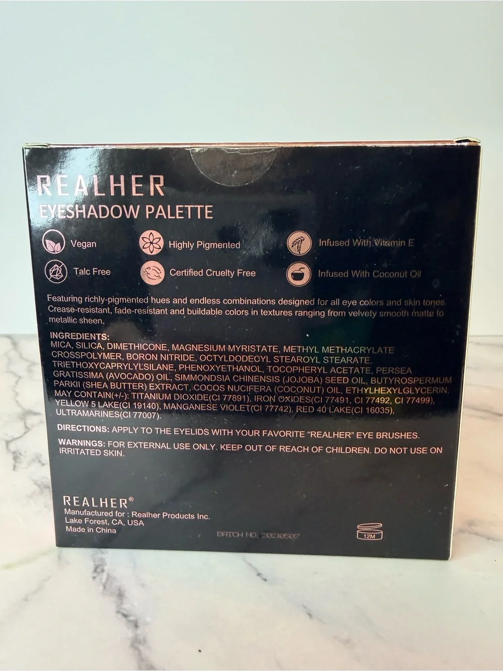✨ Realher Dreams So Big 9-Color Neutral Eyeshadow Palette NIB